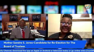 Re-Elect Mother Sandra Jones to The National Board of Trustees-Church of God in Christ