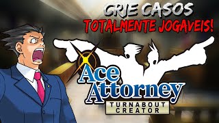 CRIADOR DE CASOS DE ACE ATTORNEY FOI LANÇADO! - Ace Attorney Turnabout Creator