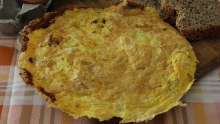 Frittata di patate e cipolla