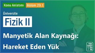 Üniversite Fizik II - Bölüm 29.1 Manyetik Alan Kaynağı: Hareket Eden Yük