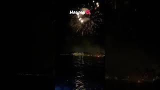 Fireworks and paddle boarding in Honolulu, Hawaii🌺