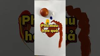 Thử thách pha màu mấy quả chua chua cho cô nương thick ăn vặt #colormixing #fruit