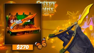 I PULLED LEGENDARY BUTTERFLY KNIFE | Hellcase Promo Code