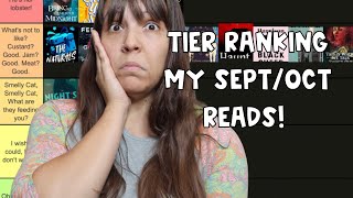 Tier Ranking My September & October 2023 Reads! | Sept & Oct Wrap-Up