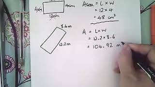 Area of a Rectangle