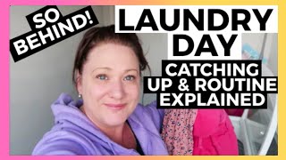 LAUNDRY ROUTINE DAY  - Catching up and my laundry schedule explained