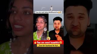 funny reaction😁प्यारी भावुक हो गयी प्यार में🥰 #love #viral #shorts #funny #reaction #sumitsharmafans