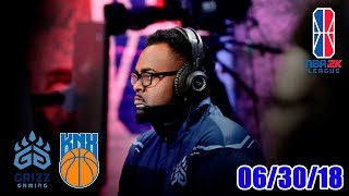 NBA 2K League Full Highlights | Knicks Gaming vs Grizz Gaming | 30 June, 2018 | RS, W7