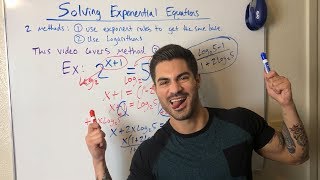 Solving Exponential Equations (part two)