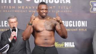 Dillian Whyte Weigh In Seperate From Dereck Chisora