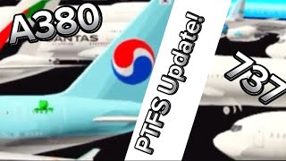 New PTFS Update! (B737 Remodel, A380 Remodel, New Hidden Plane And Badge, New Map Changes And More!!