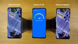 Realme GT Neo2 vs Realme GT vs Realme GT Master Explorer Edition AnTuTu Benchmark! 🔥