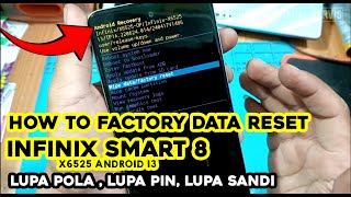 Begini cara benar hardreset infinix smart 8 x6525 #part1