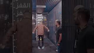 الأسطورة كريستيانو رونالدو في تحدي القفز