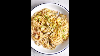 CREAMY ZUCCHINI & CORN PASTA // VEGAN & GF // 20 Minute Meal 🌽