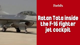 WATCH: Ratan Tata flies an F-16 fighter jet