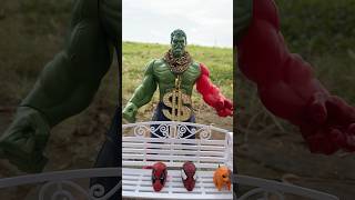 GHOST HULK vs deadpool - Marvel Toys #shorts