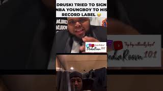 #druski hopped on live with #nbayoungboy and tried to sign him to #couldabeenrecords 😂Via @druski