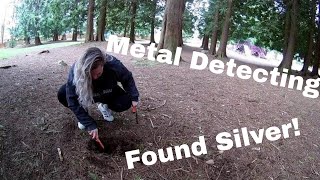 Found Silver Pendant! Metal Detecting with Garrett Ace 250