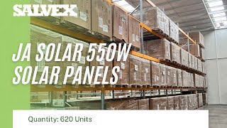 Virtual Product Inspection at Salvex - JA Solar 550W Solar Panels (620 Units)