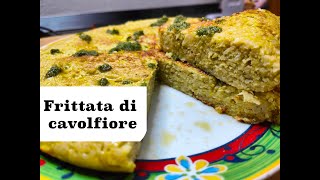 Ricetta frittata di CAVOLFIORE al profumo di pesto | #asmr