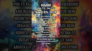 June 10th, 2024 #GeminiHoroscope #dailyhoroscope  #dailyastrologyhoroscope #zodiac  #zodiacuniverse