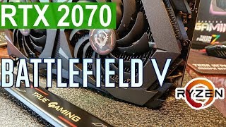 RTX2070 MSI Gaming Z  распаковка и тест в Battlefield 5 трасcировка лучей Ультра