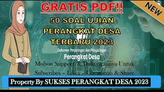 SOAL SERING KELUAR!! SOAL TES PERANGKAT DESA TERBARU 2023 - LENGKAP GRATIS PDF