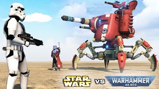 STAR WARS vs WARHAMMER 40K: Galactic Empire vs Adeptus Mechanicus - Men of War: Assault Squad 2