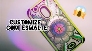 Personalize/Restaure sua capinha de celular com esmalte