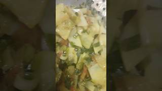 hare pyaaz ka saag or aalu ki sabzi #viralreels #cooking #recipe #saag #pyaaz #shorts #popular #yt