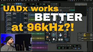 UADx Spark Plugins at 48kHz, 96kHz on M1 Mac - Real UA Native CPU Test vs UAD DSP