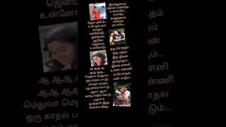 Tamilsonglyric💞MethuvaMethuva 💞AnnaNagarMudhalaTheru💞#chandrabose #vaali #spb #kschithra #sathyaraj