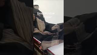 EASY DIY WINDOW TOPPER FROM A SCARF #shortvideo #shorts #SHORT