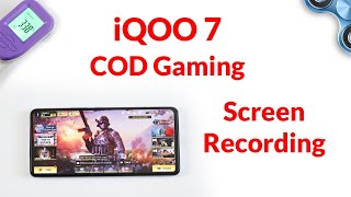 iQOO 7 Gaming review | Call of duty  Gaming on iQOO 7