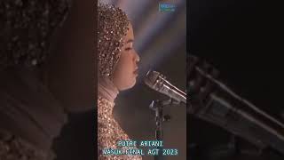 PUTRI ARIANI MASUK KE FINAL AGT 2023 😲😲#shorts