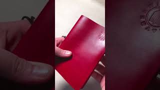 Libreta Tiuque 120 hojas reemplazables roja #chile #cuero