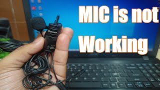 Boya M1 Mic is not working in my computer | Boya Mic problem in PC...