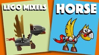 LEGO  Mixels  - Horse - Stop Motion Build (How to Build)