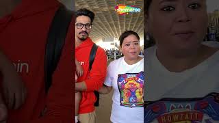 Bharti Singh With Husband & Son Gola Flying From Mumbai Spotted At Airport #shorts #bhartisingh