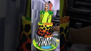 Safari Theme Cake | Full Fondant