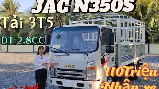 Xe JAC N350S tải 3T5 Thùng dài 4m4 //Trả trước từ 110 triệu đồng #n350s