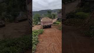 Heavy duty truck reversing uphill  #shorts #car