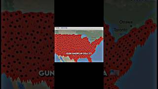 Gun shops in USA 💀 #shorts #viral #memes #map #USA #furries #sauna #guns