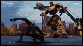 Spider-Man PS4 ( Anti Ock Suit Walkthrough) Cyborg Hammerhead Boss Fight