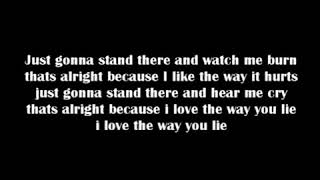 Love the way you lie ( lyrics ) - Eminem, Rihanna