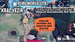 KRALA YALAKALIK YAPTIK PUBG MOBİLE LİTE KRAL VEZİR 👑