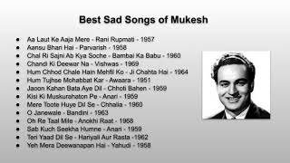 Superhit Songs Of Mukesh _ Best Sad Songs Of Mukesh