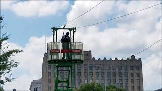 The Rob ZIP LINES at Vanderburgh County's 200th Birthday WATCH VIDEO