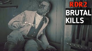 RDR2 BRUTAL NPC KILLS {HD60FPS) EUPHORIA RAGDOLL COMPILATION